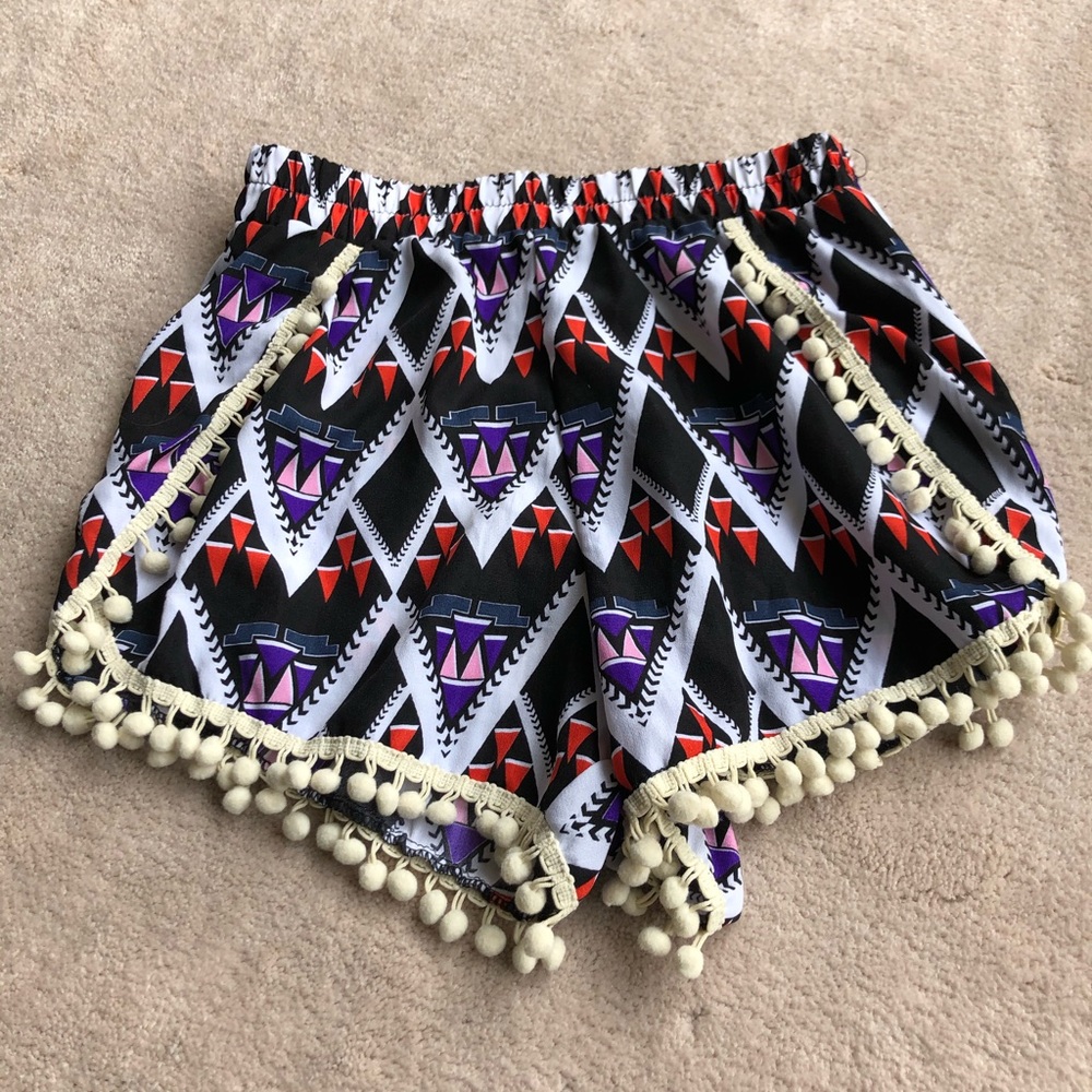 Colourful festival shorts